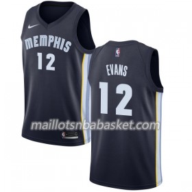 Maillot Homme Memphis Grizzlies Tyreke Evans 12 Nike 2017-18 Navy Swingman